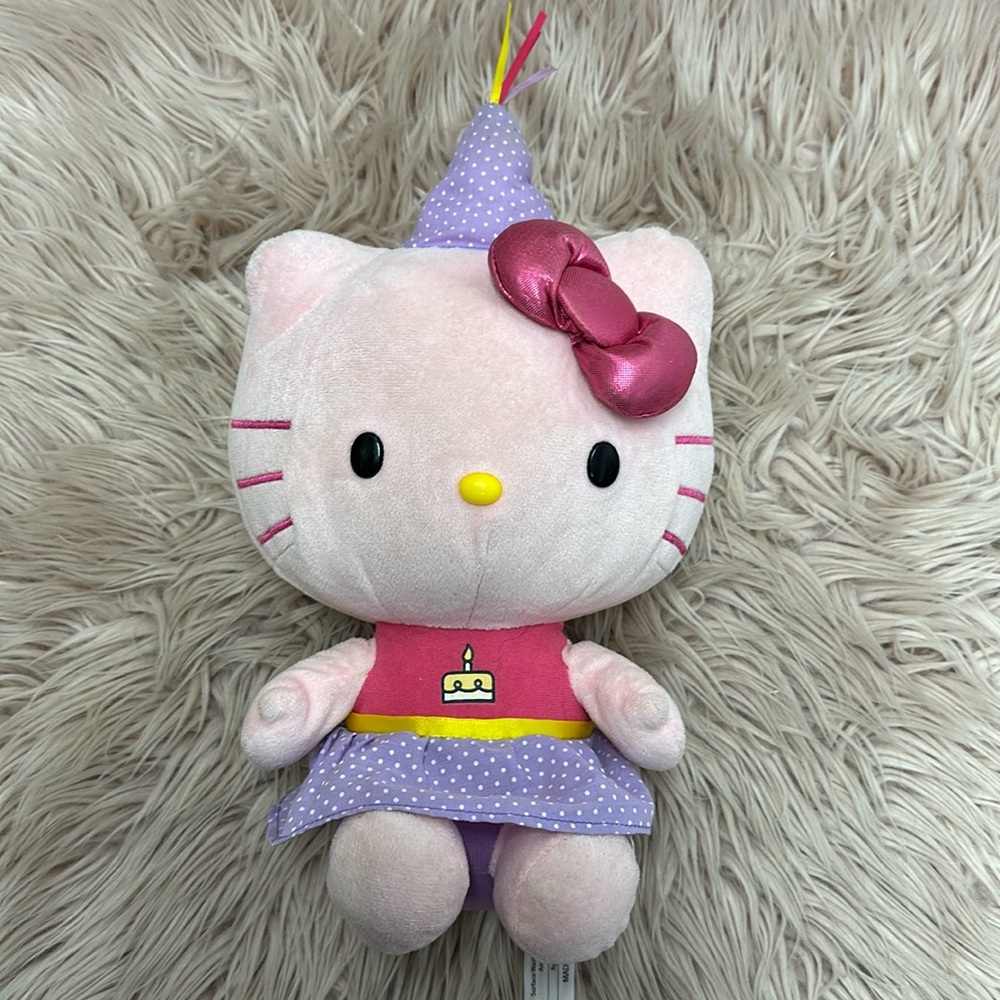 Hello Kitty Birthday Stuffy